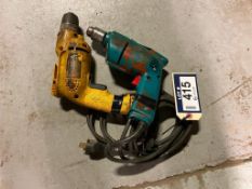 Lot of (2) Asst. Electric Drills