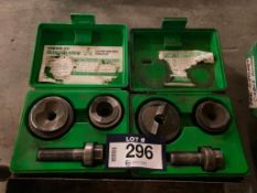 Lot of (2) Greenlee 7237BB Knockout Punch Set