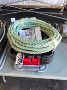 Lot of (4) Asst. North Fall Protection Lanyards, Rope, Turnbuckle, etc.