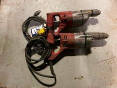 Lot of (2) Milwaukee 1/2" Drills