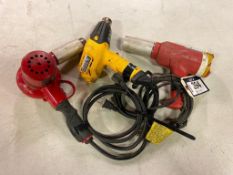 Lot of (3) Asst. Heat Guns