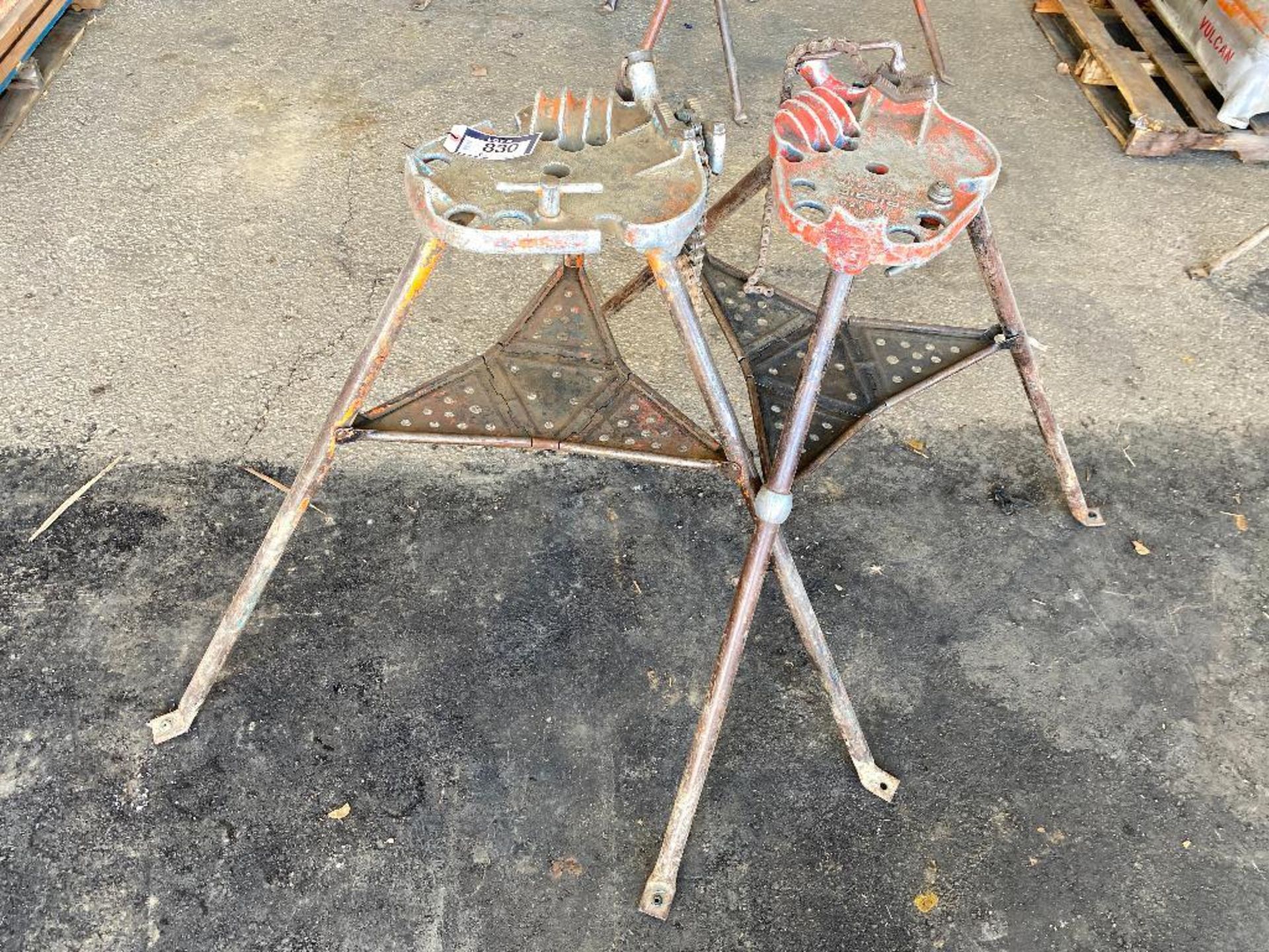 Lot of (2) Ridgid 450 Tri-Stands - Image 3 of 3