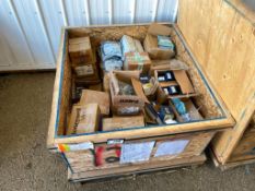 Crate of Asst. Washers, Bolts, Nuts, etc.