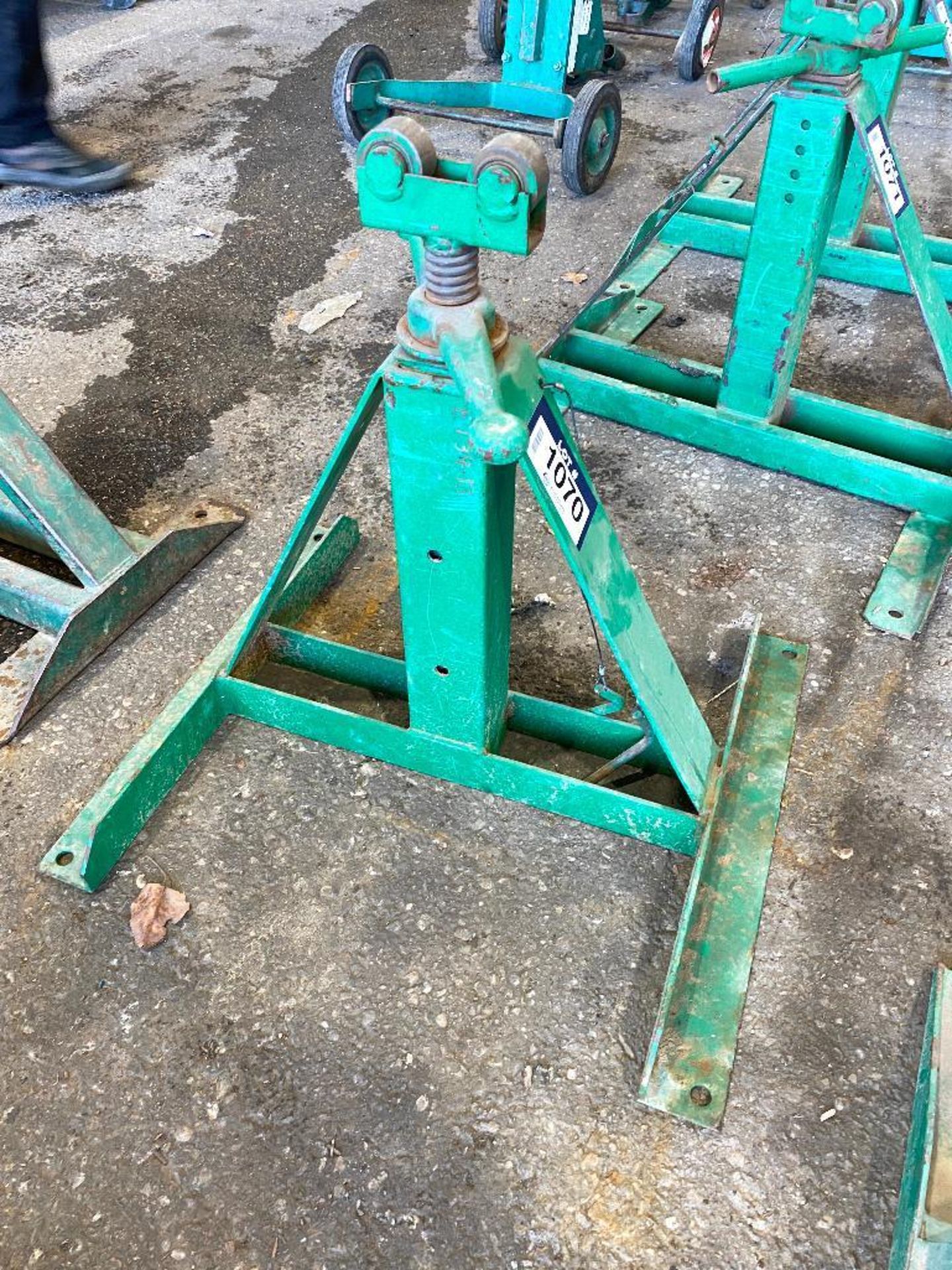 Lot of (2) Greenlee 683 Screw Type Reel Stand - Image 4 of 5