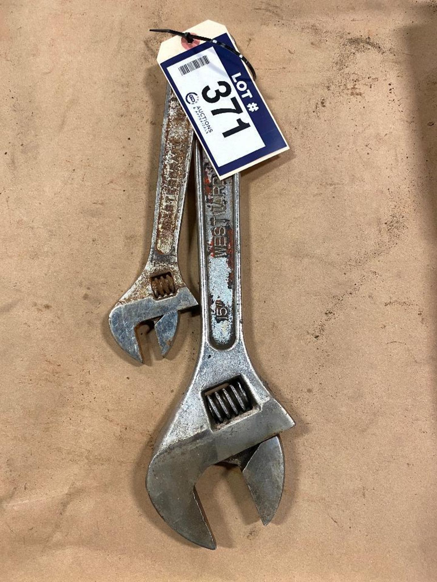 Lot of (1) 18" Crescent Wrench and (1) 10" Crescent Wrench