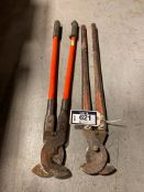 Lot of (2) 36" Cable Cutters