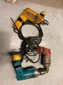 Lot of (3) Asst. Electric Drills