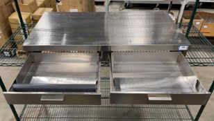 2 DRAWER STAINLESS STEEL RISER