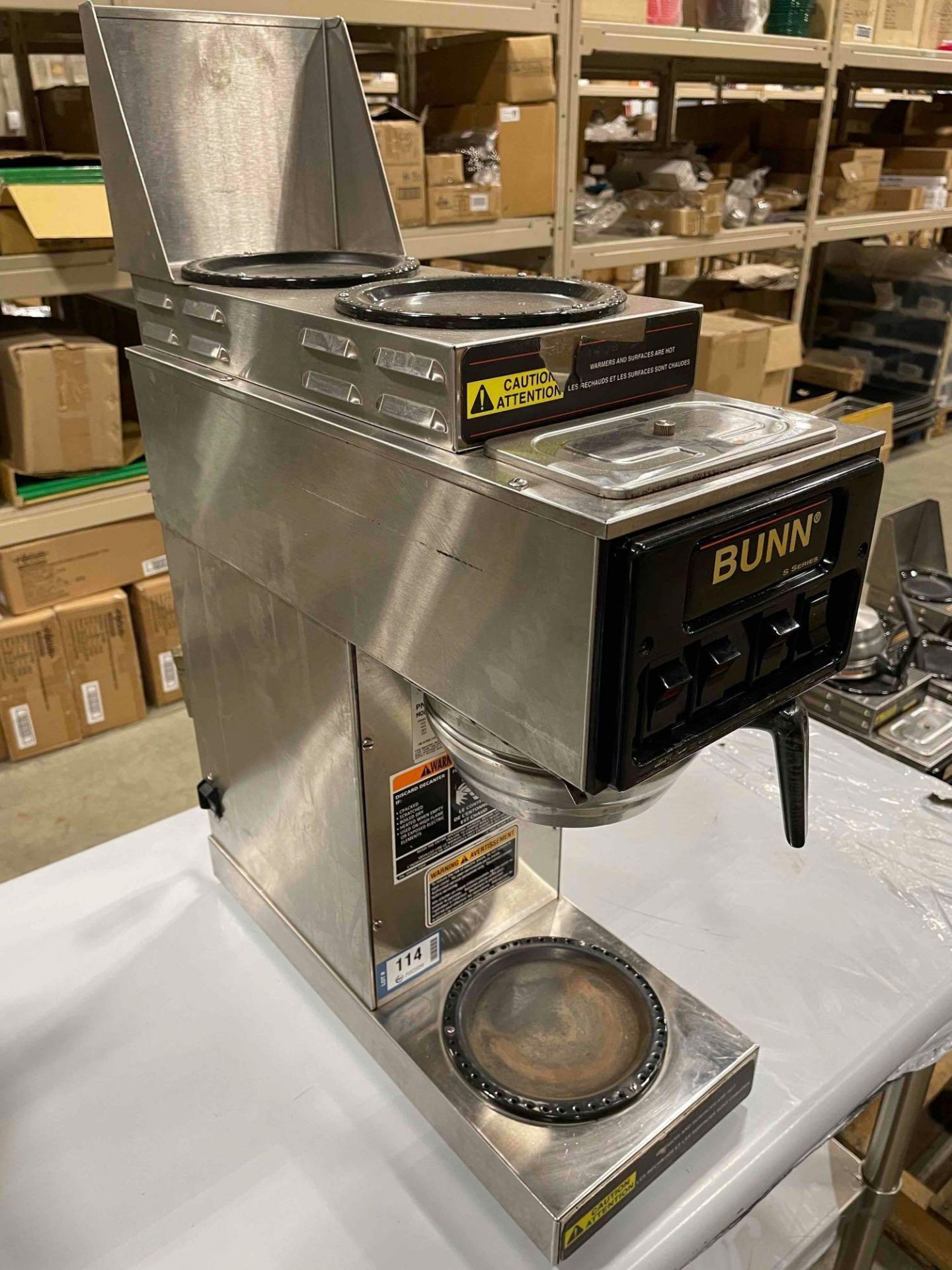 BUNN ST-35 COFFEE BREWER WITH 3 WARMERS - Image 4 of 7
