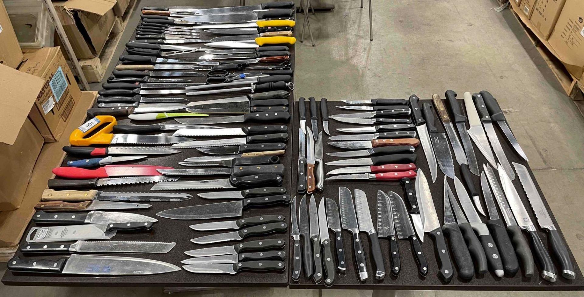 120 ASSORTED BUTCHER, BREAD, PARING, STEAK AND UTILITY KNIVES INCLUDING: - Image 2 of 4