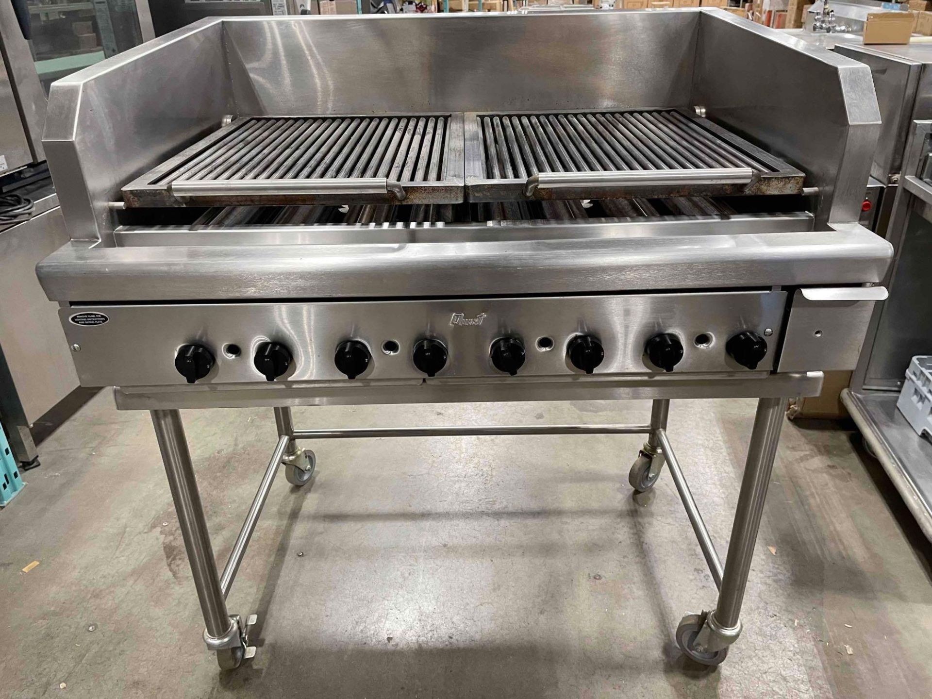 QUEST QGMB36 CHARBROILER WITH STAND - Image 10 of 10