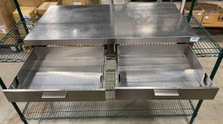 2 DRAWER STAINLESS STEEL RISER