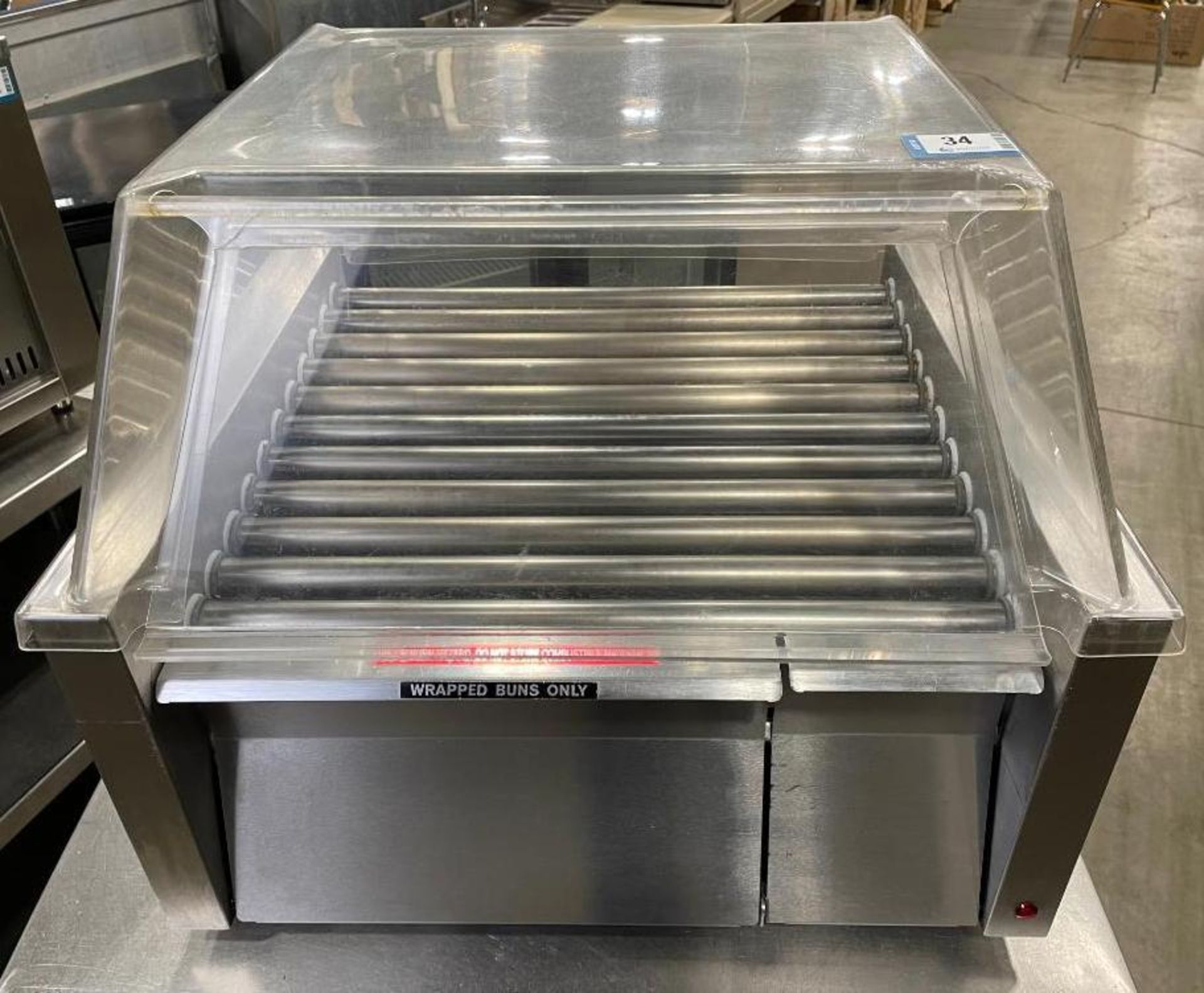 STAR GRILL-MAX 30 CHD HOT DOG ROLLER WITH BUN WARMER - Image 2 of 11