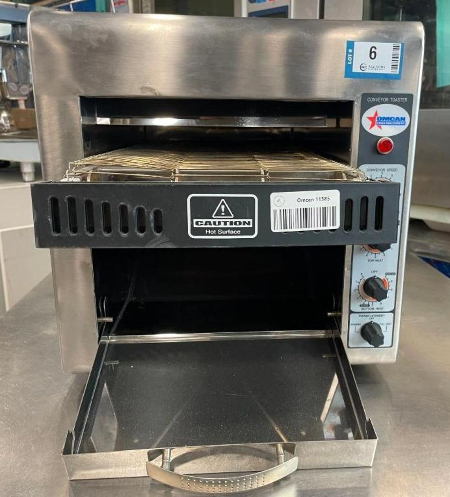 OMCAN 11385 CONVEYOR TOASTER WITH 10" BELT