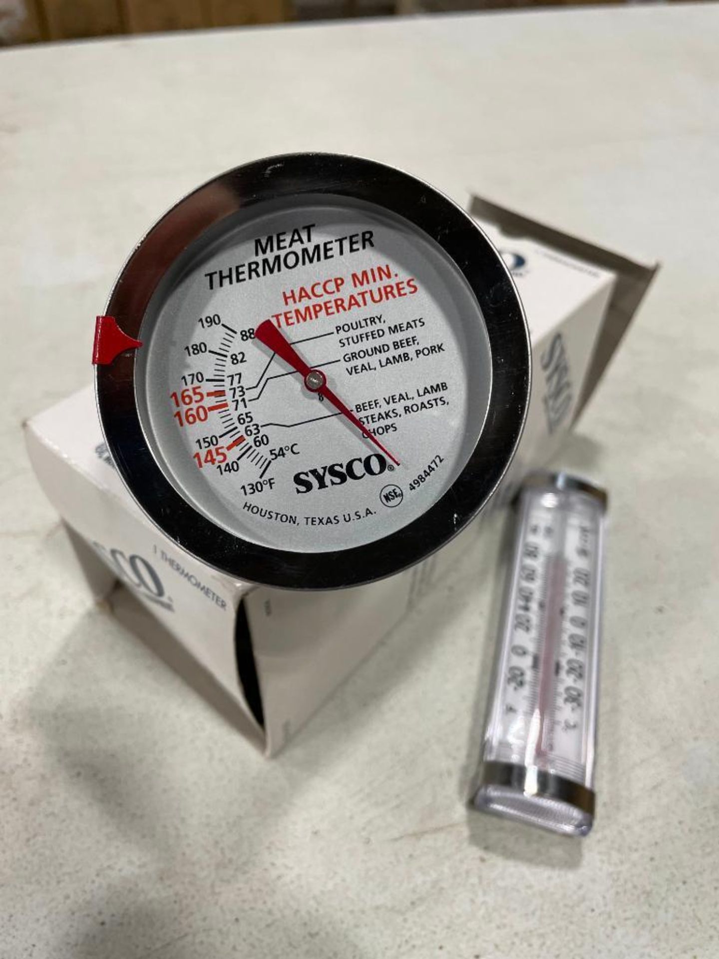 SYSCO MEAT THERMOMETER & COOLER THERMOMETER - Image 2 of 2