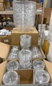 96 PIECE ARCOROC UNISSON STACKABLE GLASS BOWLS