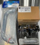 ABC STAINLESS STEEL 8" SWING SPOUT & PRE-RINSE ADD ON FAUCET BODY