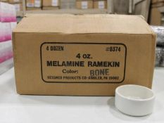 CASE OF 4 OZ MELAMINE RAMEKIN - 48 PER CASE - NEW