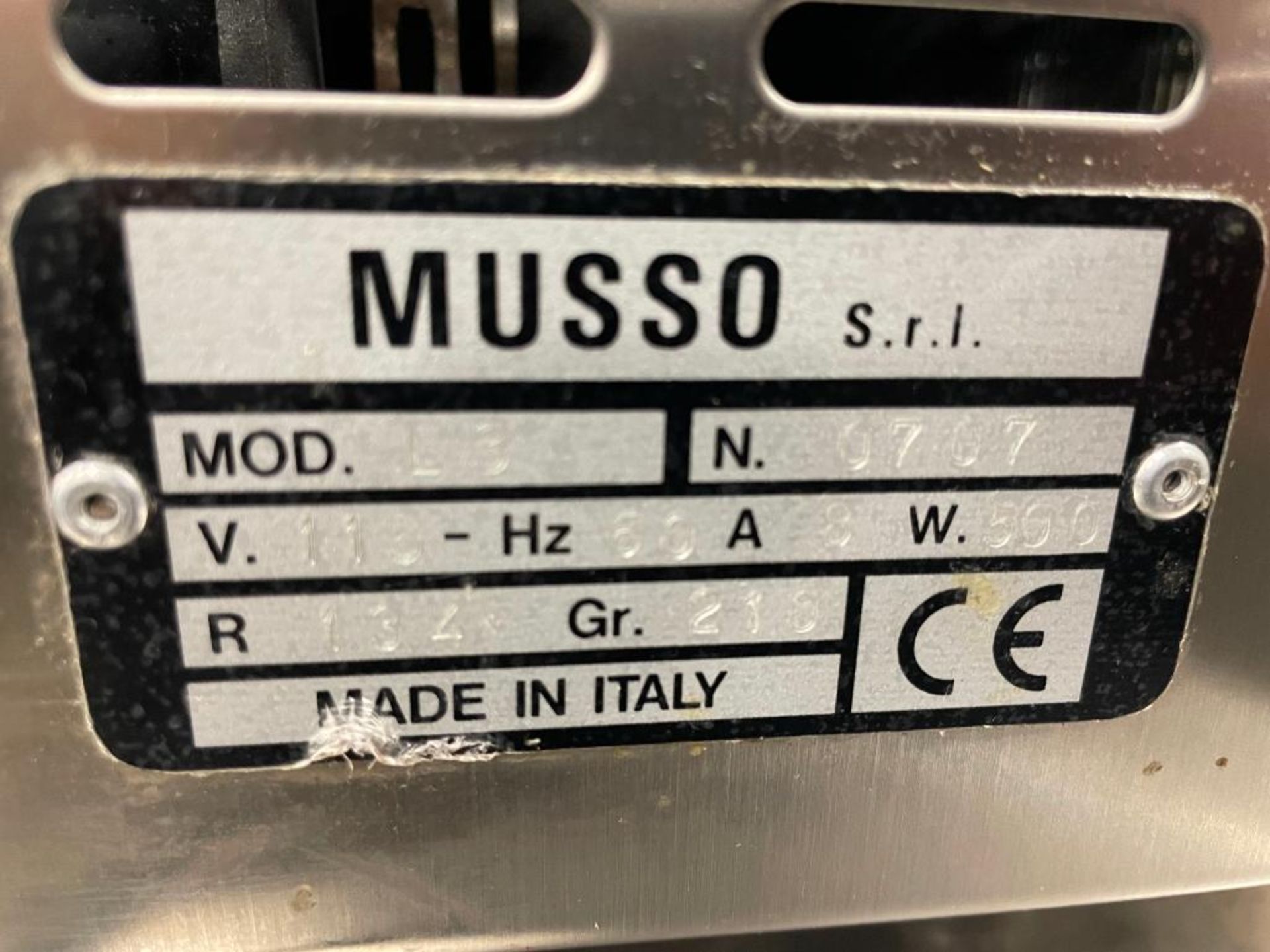 MUSSO L3 COUNTERTOP ICE CREAM MACHINE - Image 4 of 8