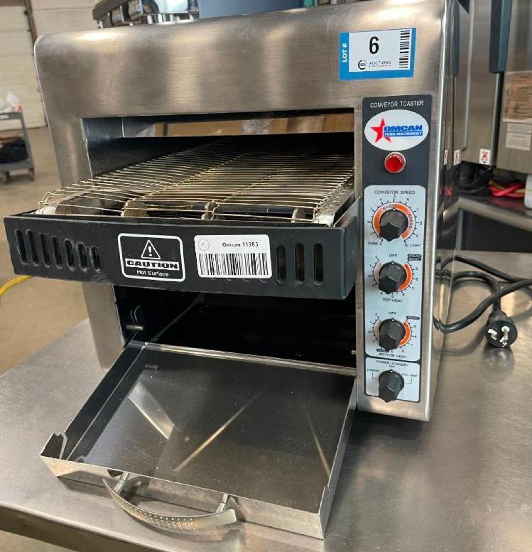 OMCAN 11385 CONVEYOR TOASTER WITH 10" BELT - Image 6 of 7