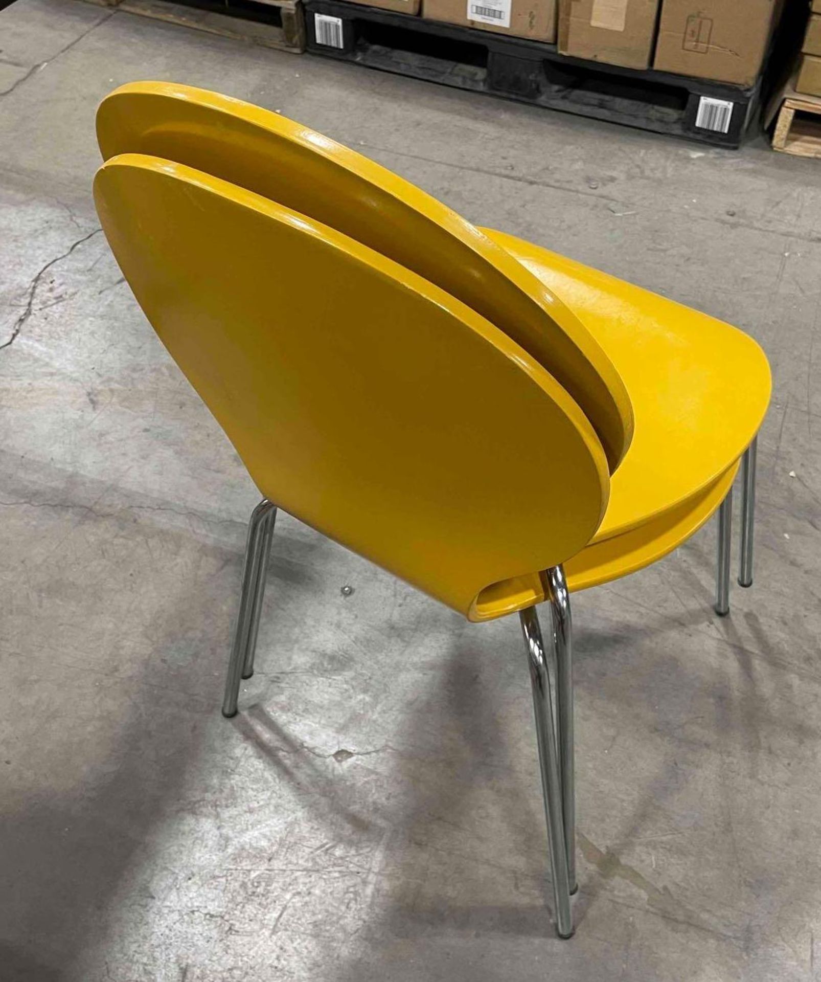 (2) STRUCTUBE YELLOW BENTWOOD CHAIR - Image 3 of 3
