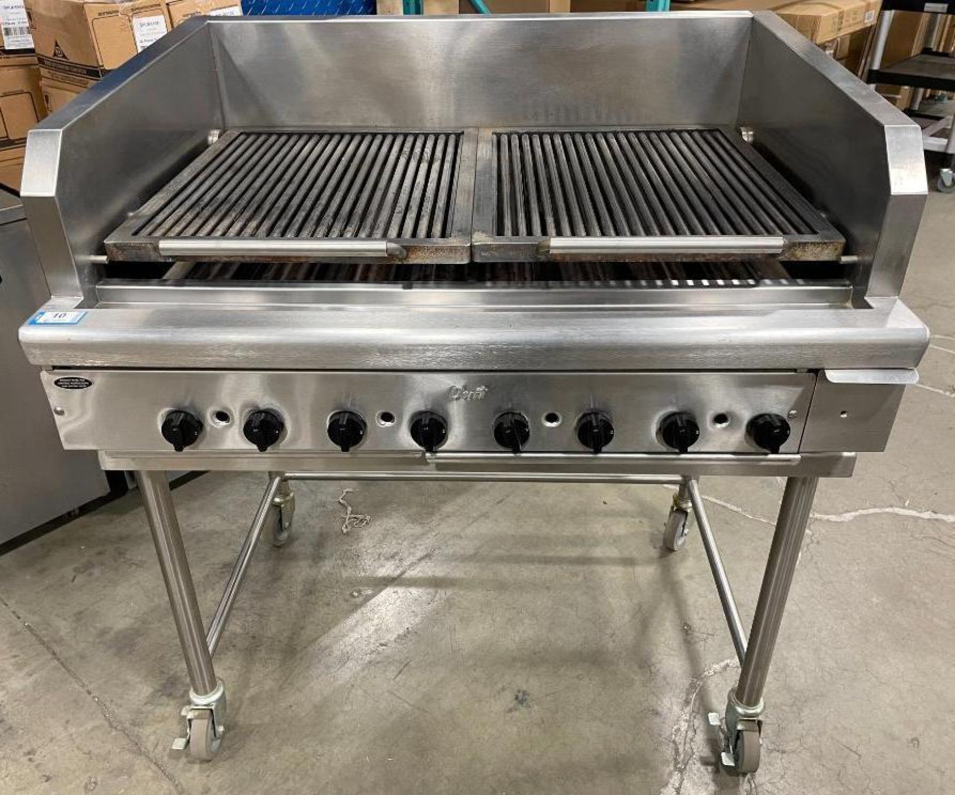 QUEST QGMB36 CHARBROILER WITH STAND