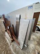 Lot of (3) Asst. Sheets of Stainless Plate and Asst. Pieces