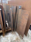 Lot of Approx. (4) Pcs. of Asst. Plate Steel