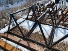 Lot of (2) Steel Pipe Stands