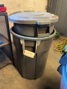 Lot of (2) Garbage Bins