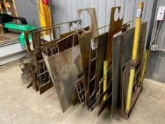 Lot of Asst. Plate Steel Partial Cuts including Stainless, Diamond Plate, Aluminum, etc.