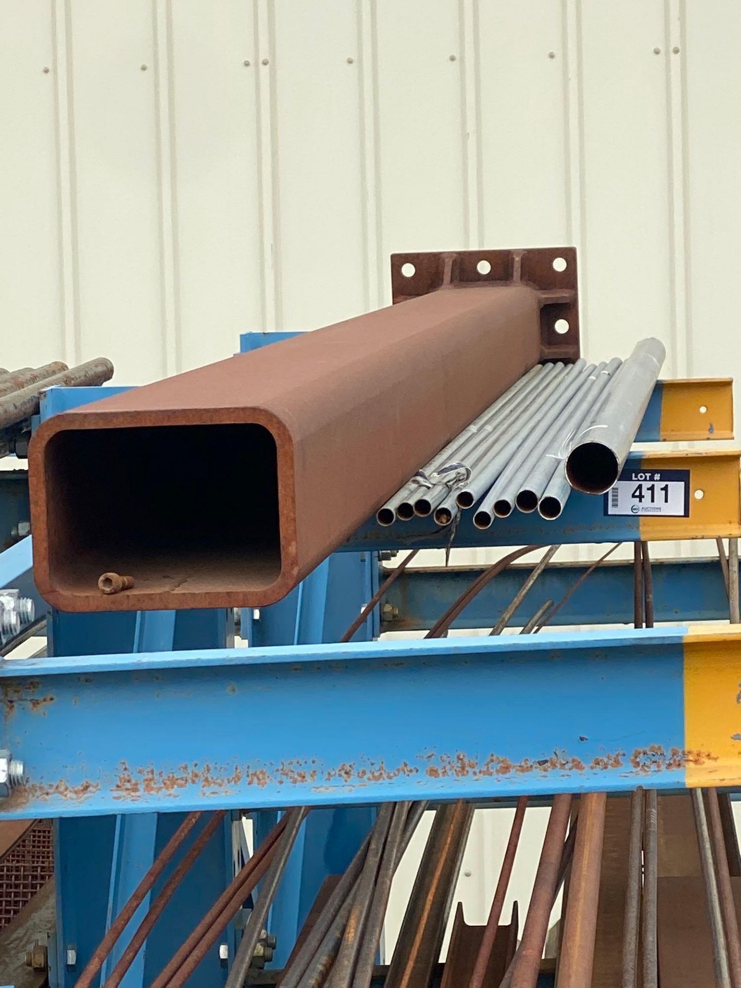 Lot of Steel Square Tube and Galvanized Pipe - Image 2 of 2