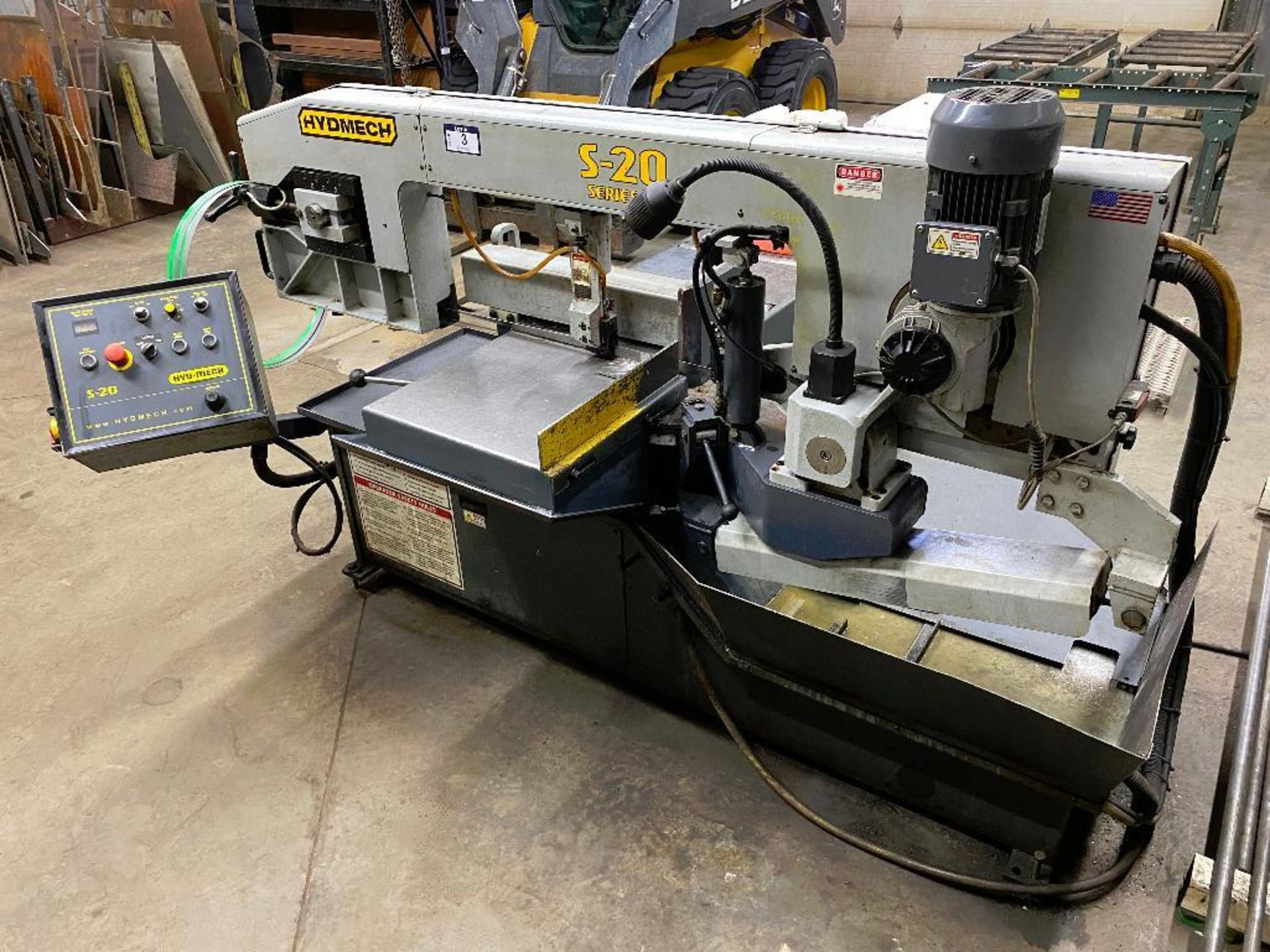 Hydmech S-20 Series 3 Hydraulic Band Saw w/ Extra Blade - Image 3 of 9