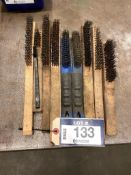 Lot of (9) Asst. Wire Brushes