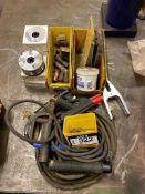 Lot of Asst. Welding Cable, Stingers, Ground Clamps, Aluminum Welding Wire etc.