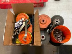 Lot of Asst. Grinding Discs, Grinder Wrenches, etc.