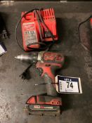 Milwaukee 1/2" Drill Driver w/ (1) Battery, Charger, etc.