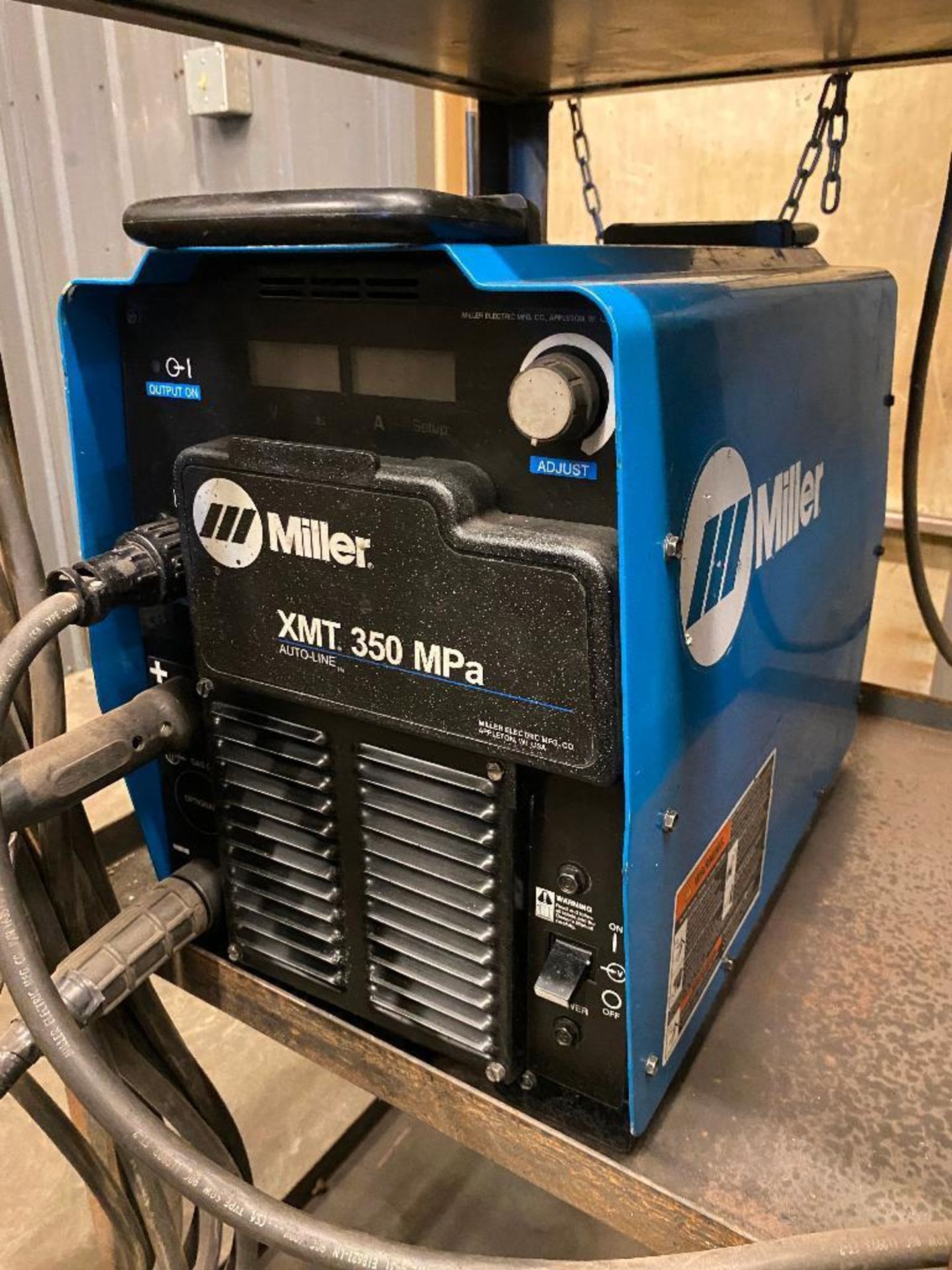 Miller XMT 350 Mpa Welder w/ Miller XR Control Extended Reach Wire Feeder, Miller XR Aluma-Pro Gun, - Image 4 of 10