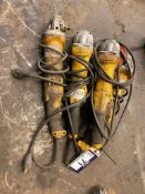 Lot of (4) Asst. DeWalt Angle Grinders