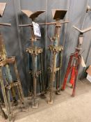 Lot of (2) Asst. V-Head Pipe Stands