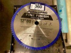 Avanti Pro Fine Finish 12" 80-Tooth Saw Blade