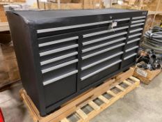 6' X 4' X 2' Procore 20-Drawer Mobile Tool Chest (Damaged)