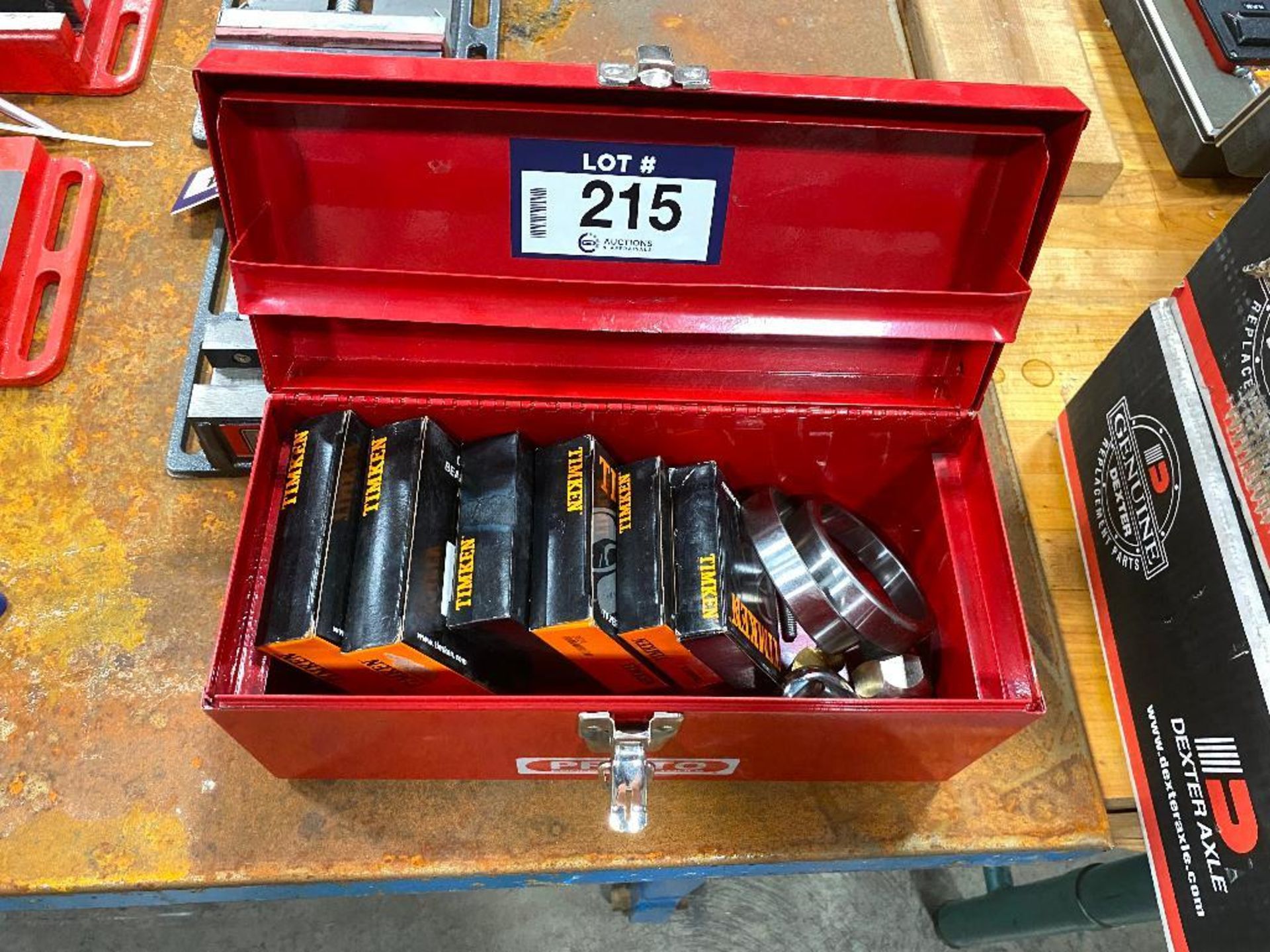 Lot of Tool Box w/ Asst. Bearings - Image 2 of 3