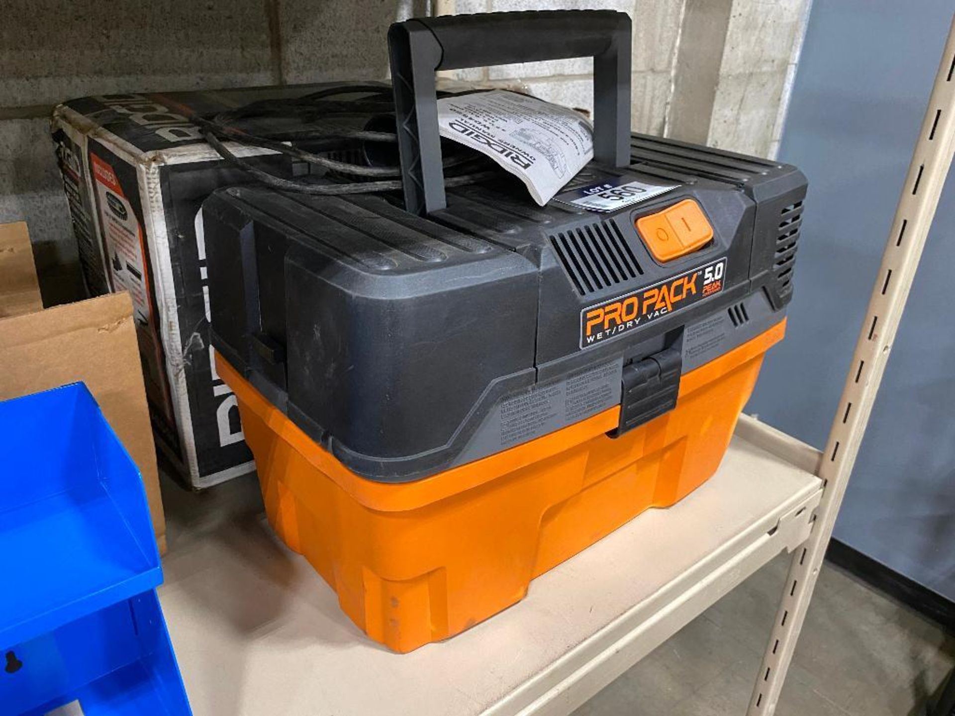 RIDGID ProPack Wet/Dry Vacuum