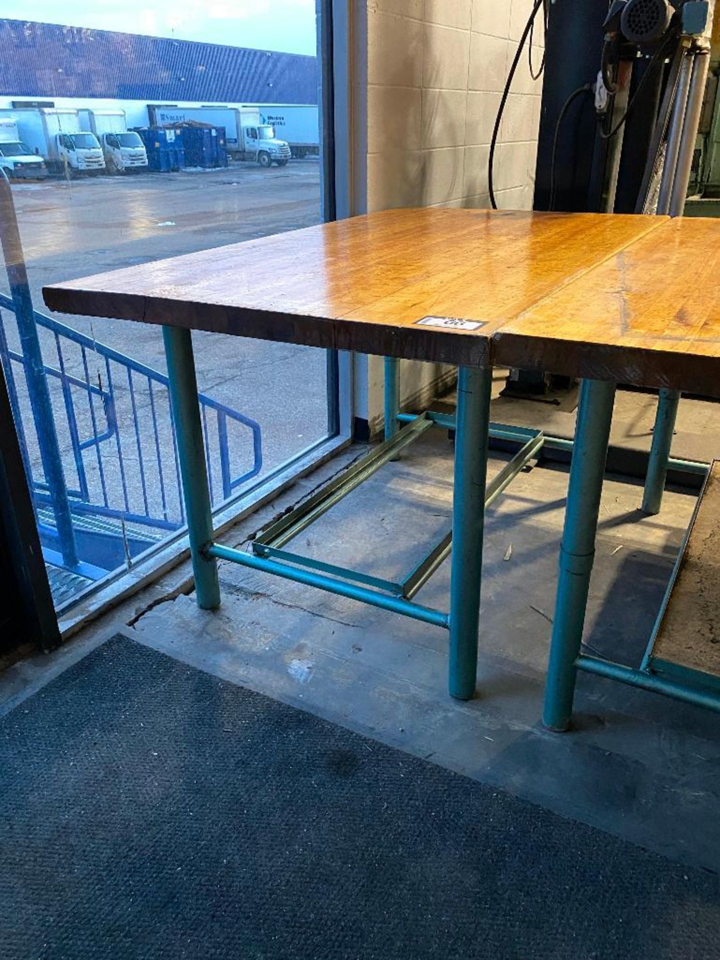 5' X 3' Wood Top Table