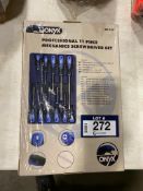 Onyx Profession 11-Pc Mechanics Screw Driver Set