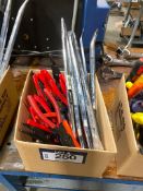 Lot of Asst. prybars and Snap Ring Pliers