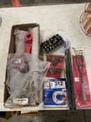 Lot of Push Rod Remover, Tubing Cutter, Letter Stamps, Valve Handles, etc