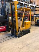 Hyster E20A 2,200lbs Capacity Electric Forklift (Not Running, Battery Condition Unknown)