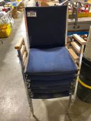 Lot of (6) Stacking Chairs